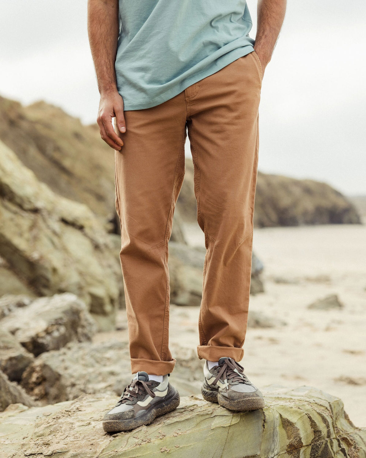 Horizon Regular Fit Trouser - Toffee - Lifestyle