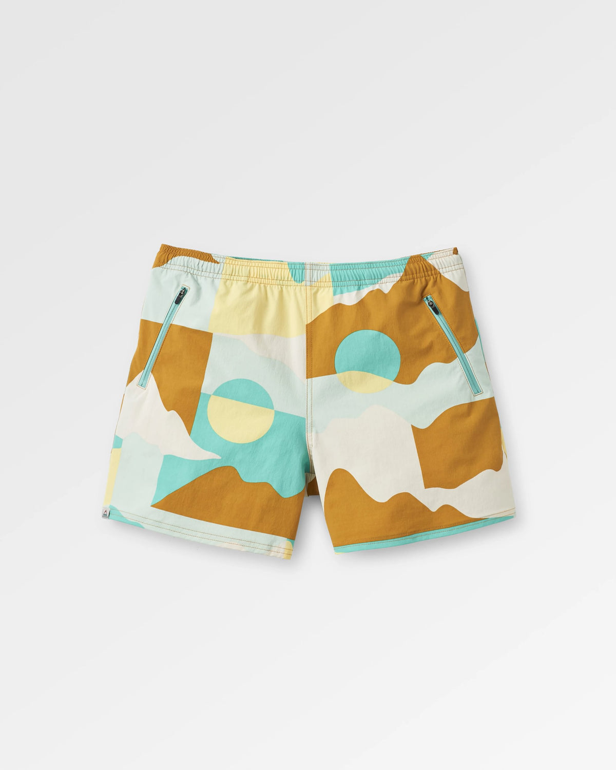 Flaris NetPlus® Beach Short - Vista Patchwork Yellow - Flatlay