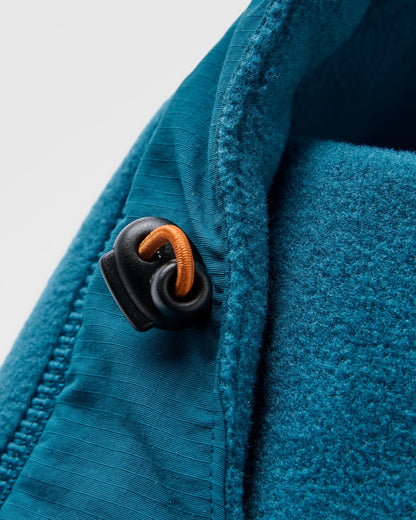 Snow Lodge Polartec® Hood - Tidal Blue - Flatlay