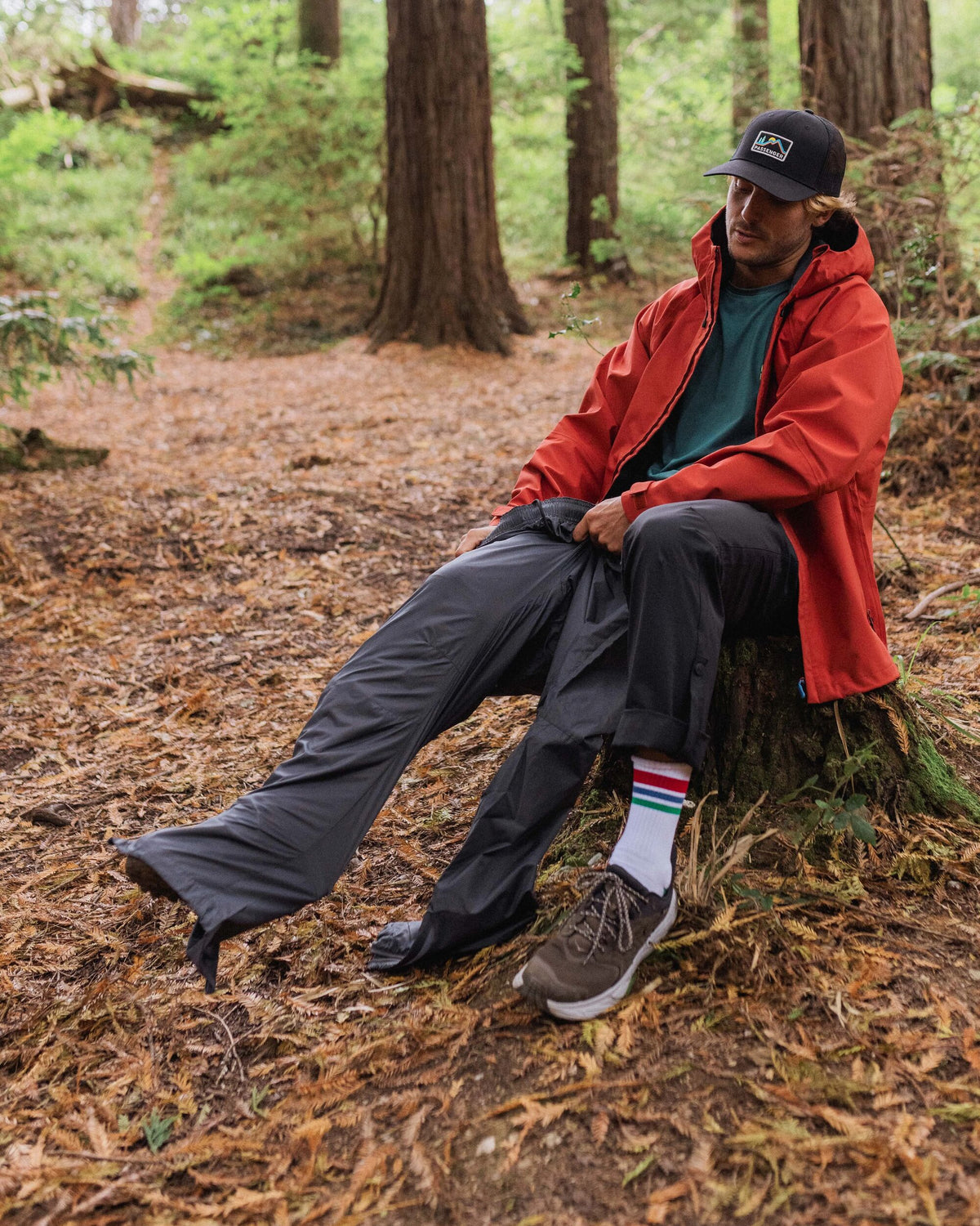Gusto Windshell Trouser - Charcoal - Lifestyle