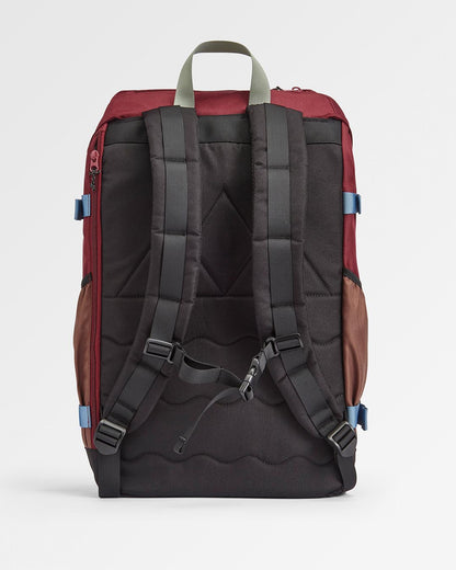 Boondocker 26L Backpack - Burgundy/Chestnut - Flatlay