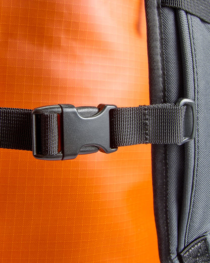 Roamer 80L Duffel Bag - Sunrise Orange - Flatlay