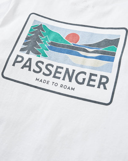 Roamer LS T-Shirt - White - Flatlay