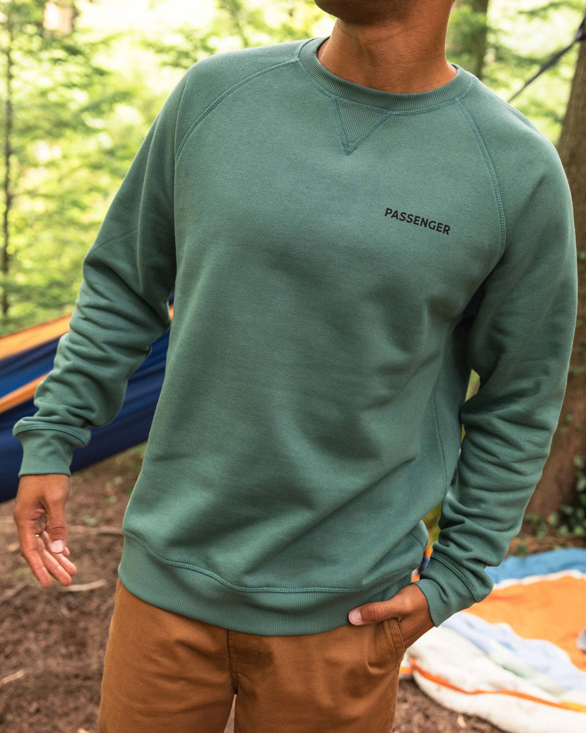 Roamer Men's Sweatshirt - Deep Ocean - Lifestyle