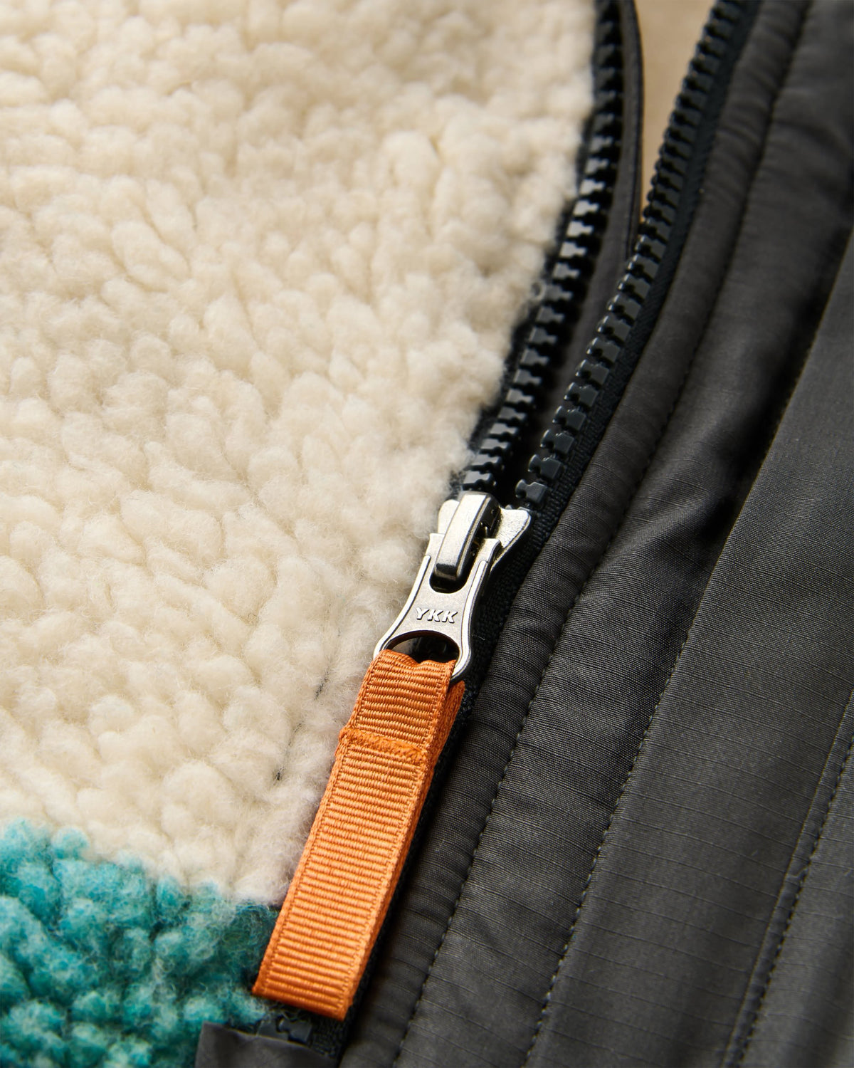 Offroad Sherpa 1/2 Zip Fleece - Reflection Birch - Flatlay