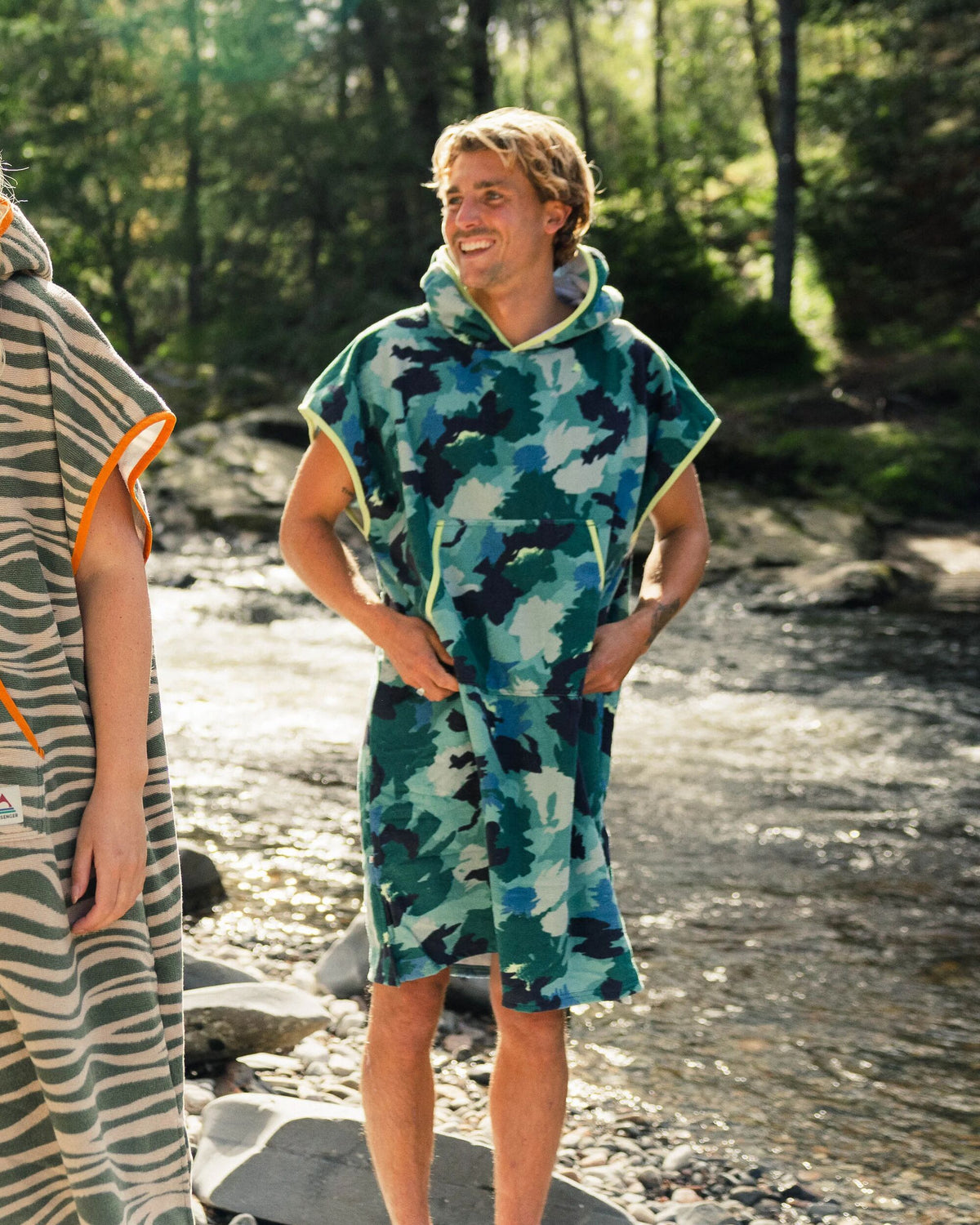 Tulum Towel Poncho - Alpine Camo Khaki - Lifestyle - Male