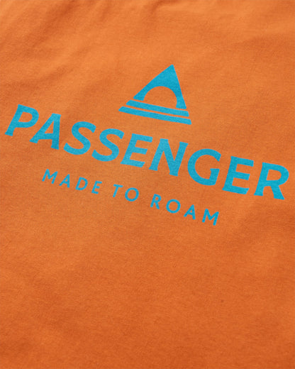 Passenger T-Shirt - Sunset Orange - Flatlay
