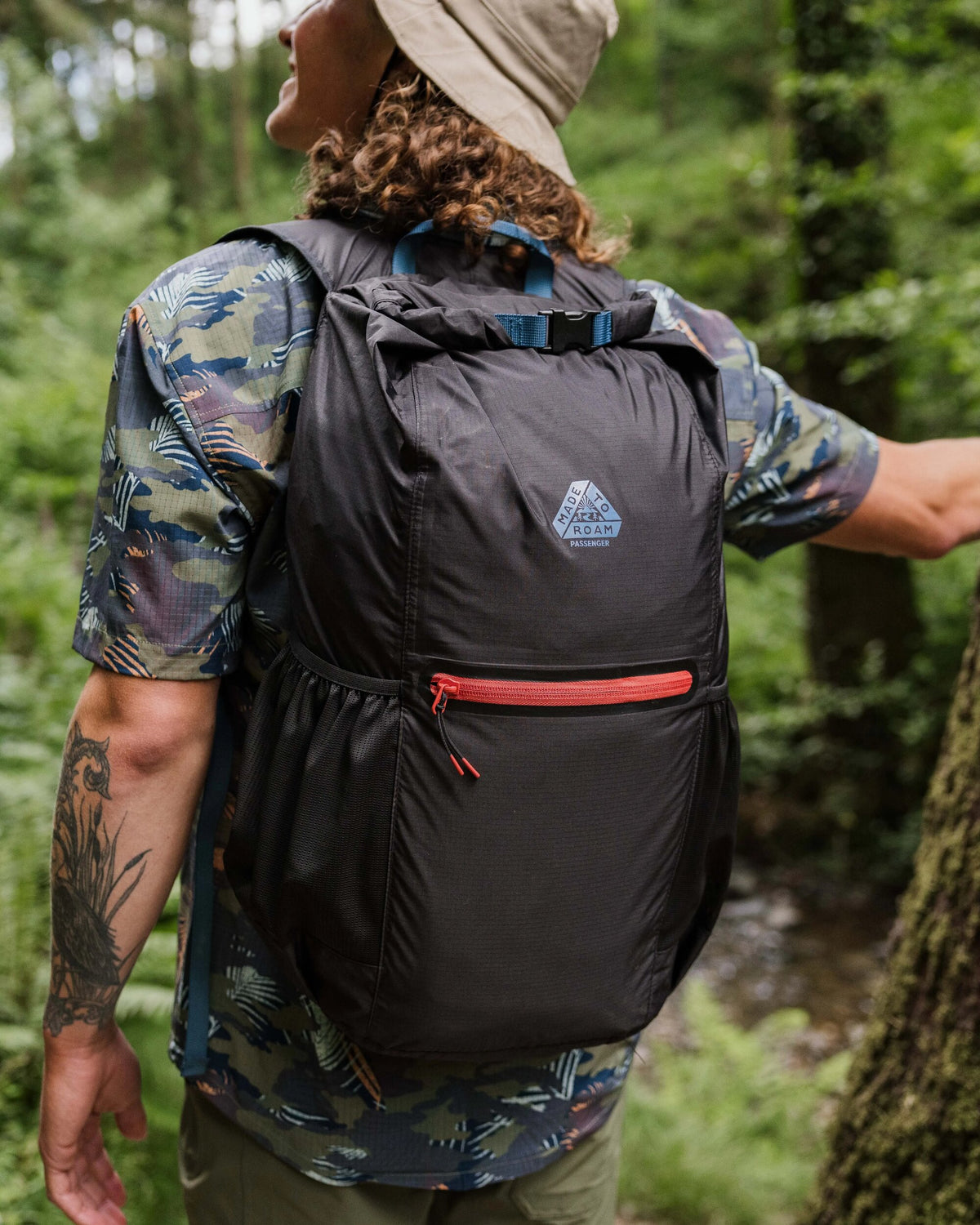 Trail Light Packable Backpack - Black - Lifestyle - Male