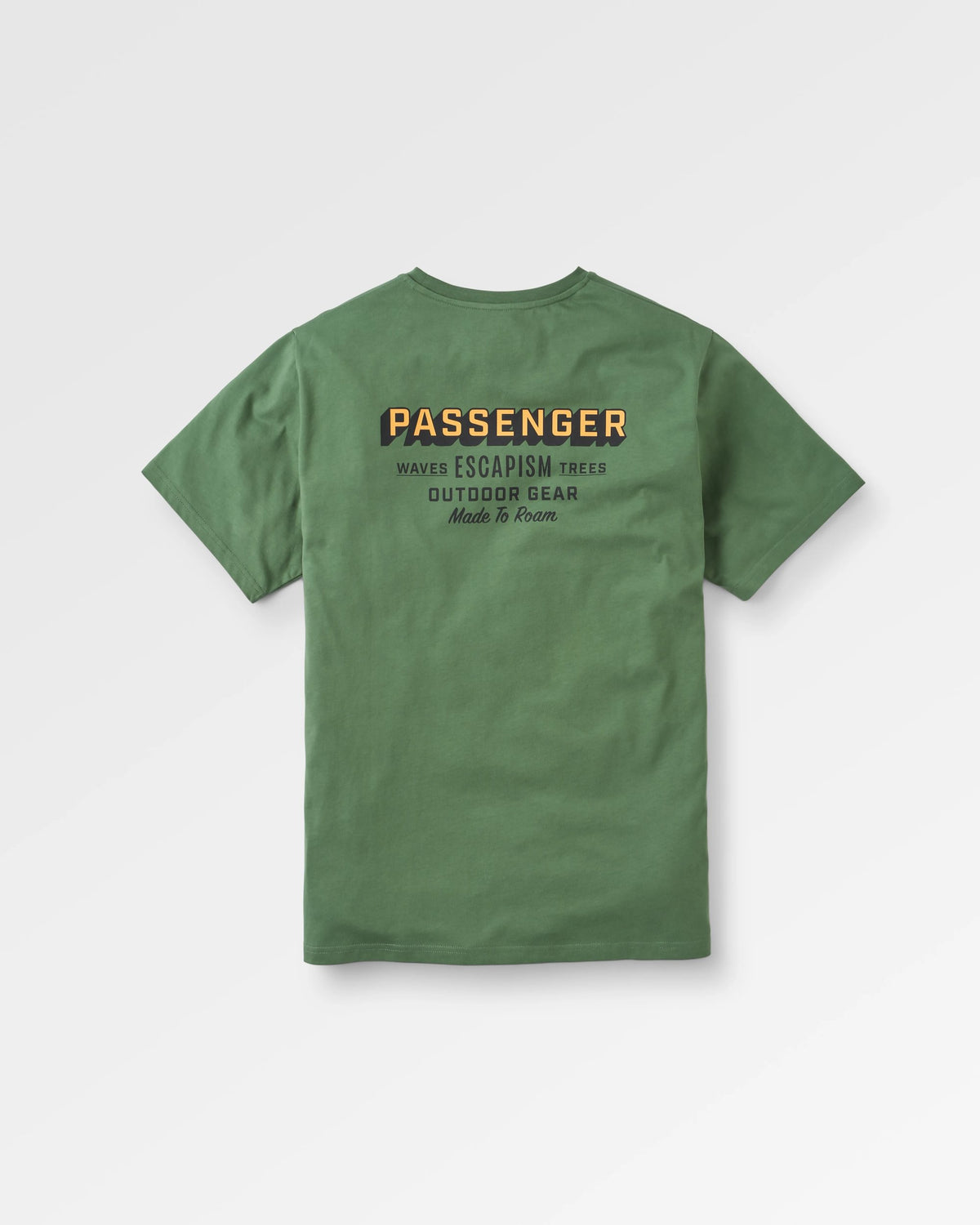 Outdoor Gear Cotton T-Shirt - Wild Green - Flatlay