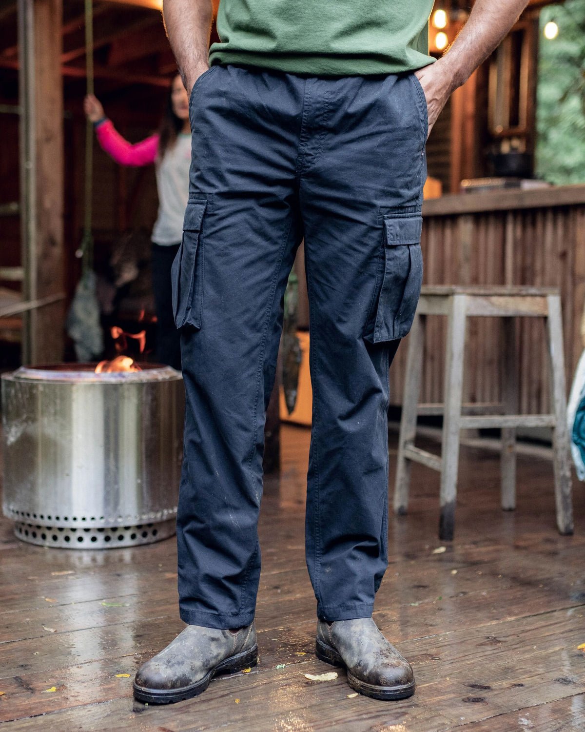 Adventurer Cargo Trouser - Black - 