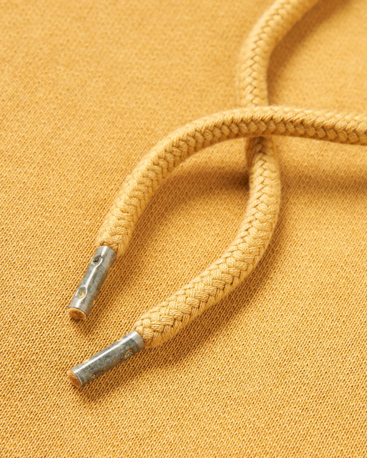 Love The Wild Hoodie - Mustard Gold - Flatlay
