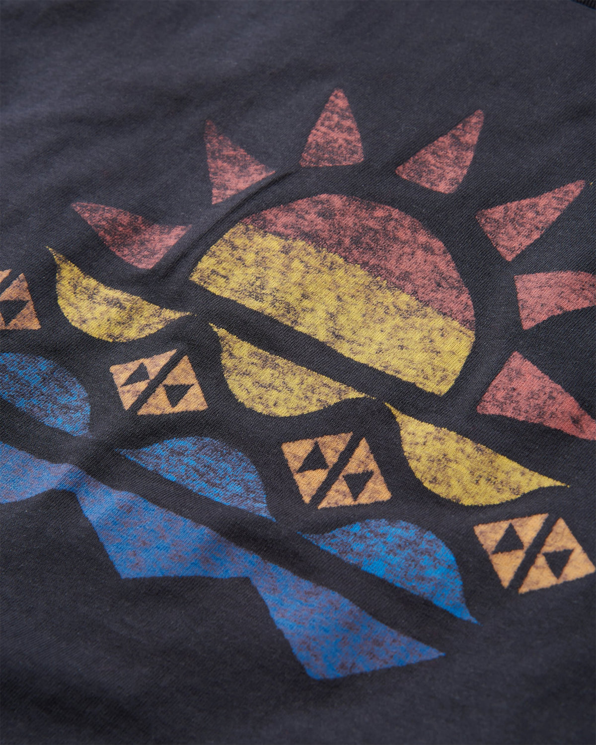 Sunray T-Shirt - Black - Flatlay