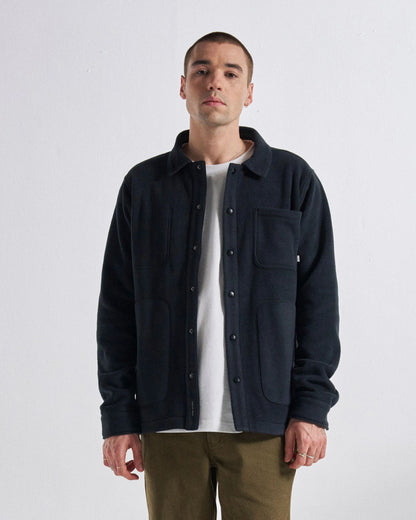Adapt Polartec® Overshirt - Black - Studio Model