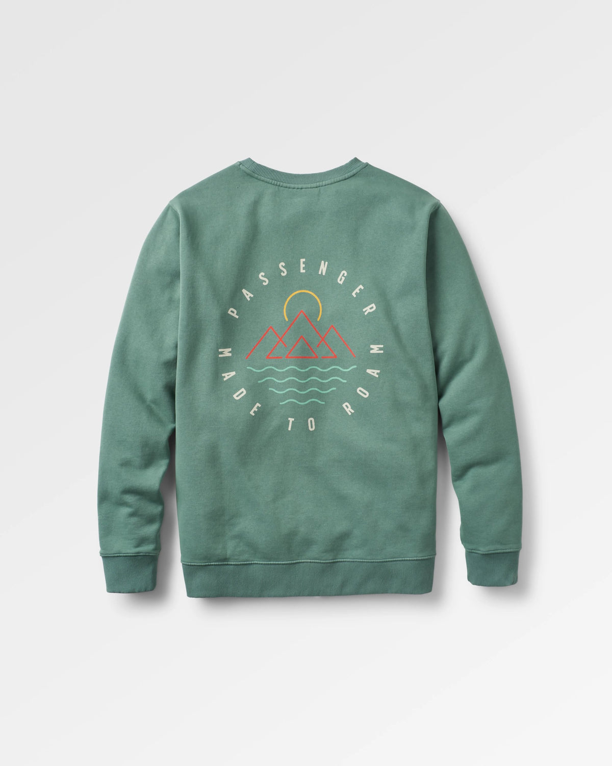 Escapism Regular Fit Sweatshirt - Dark Forest - Flatlay