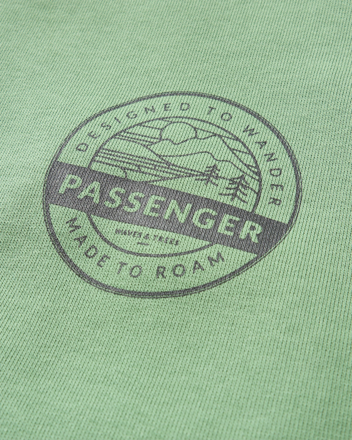 Odyssey Sweatshirt - Stem Green - Flatlay