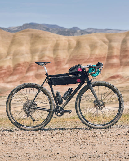 Swift Industries Hold Fast Half Frame Bag 4L - Black - Lifestyle