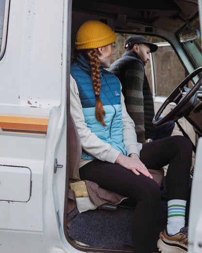 Northstar Down Gilet - Retro Blue/Tidal Blue - Lifestyle