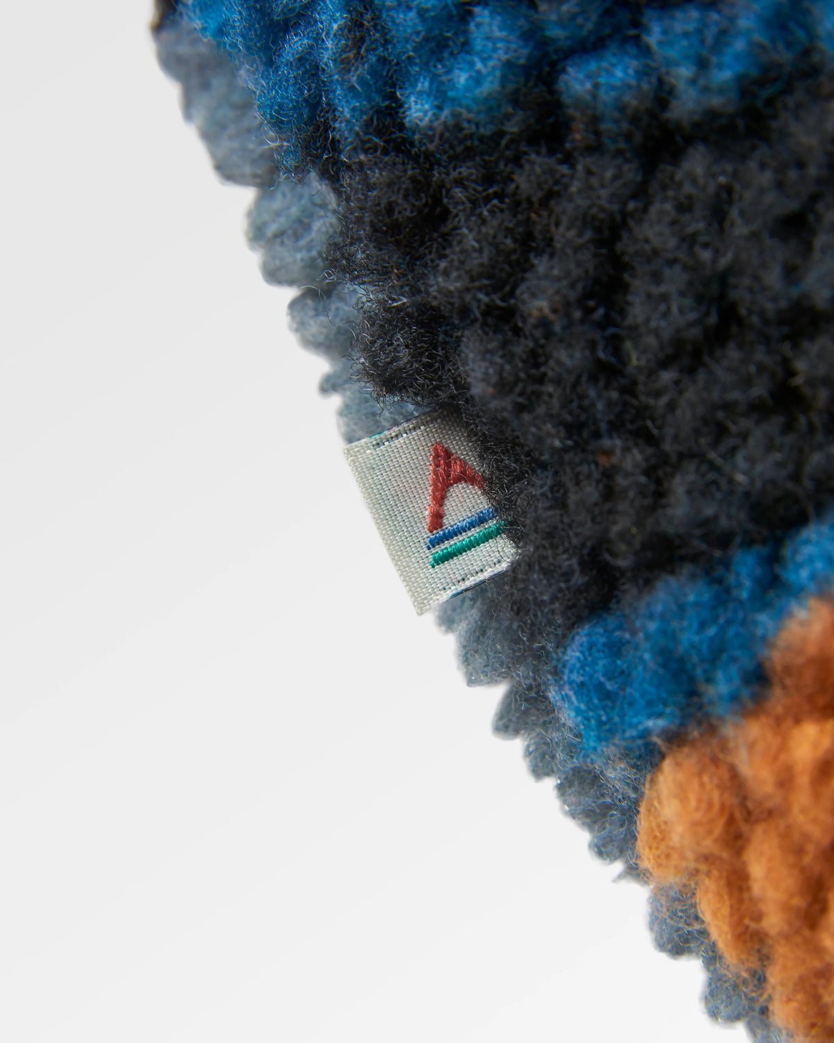 Offroad Sherpa 1/2 Zip Fleece - Abstract Trails Black - Flatlay