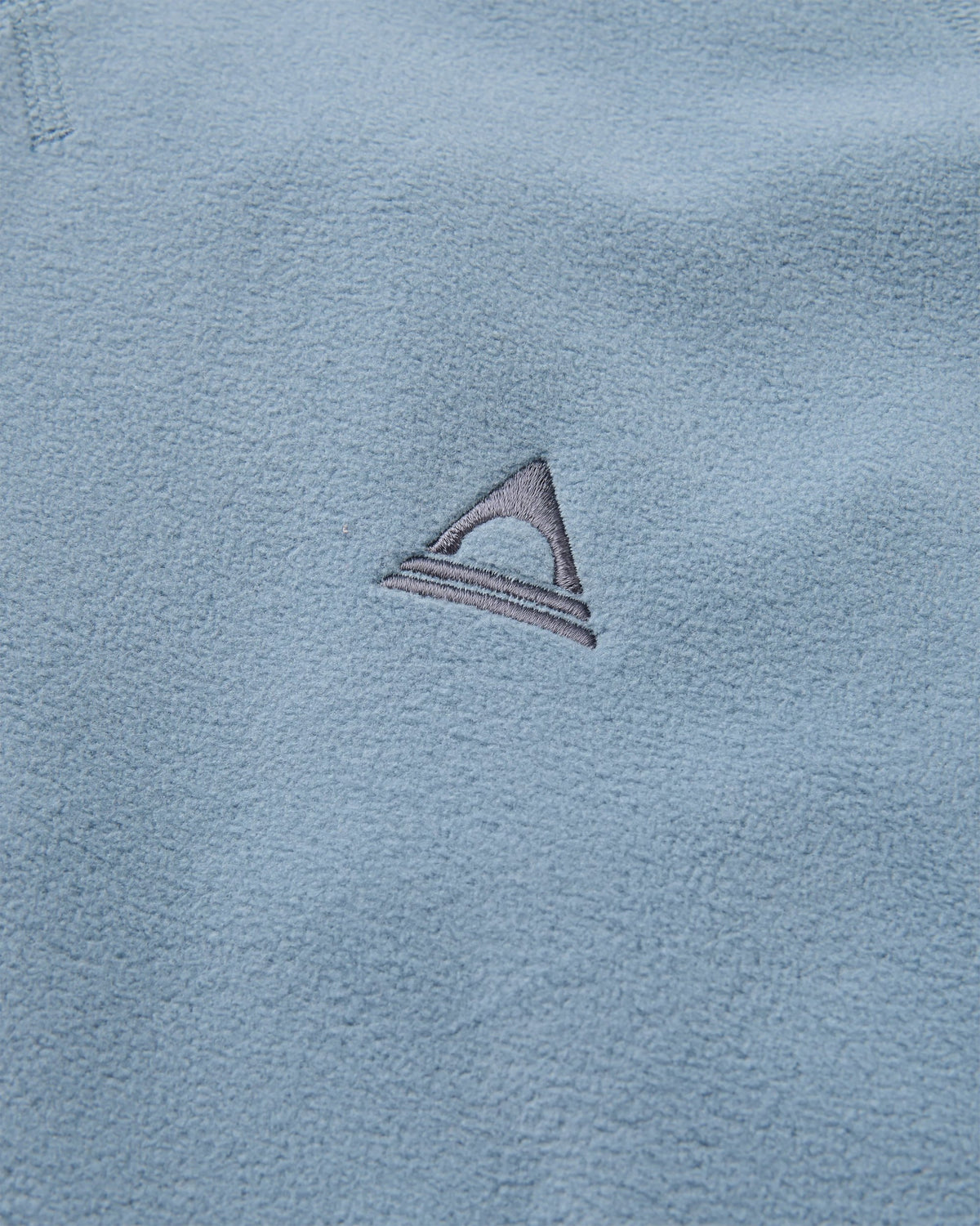 Ayla Micro Polartec® Crew Fleece - Stormy Blue  - Flatlay