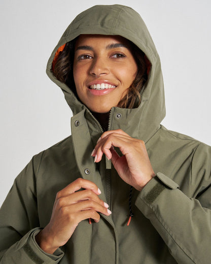 Alaska Insulated Parka - Dusty Olive - Studio Model
