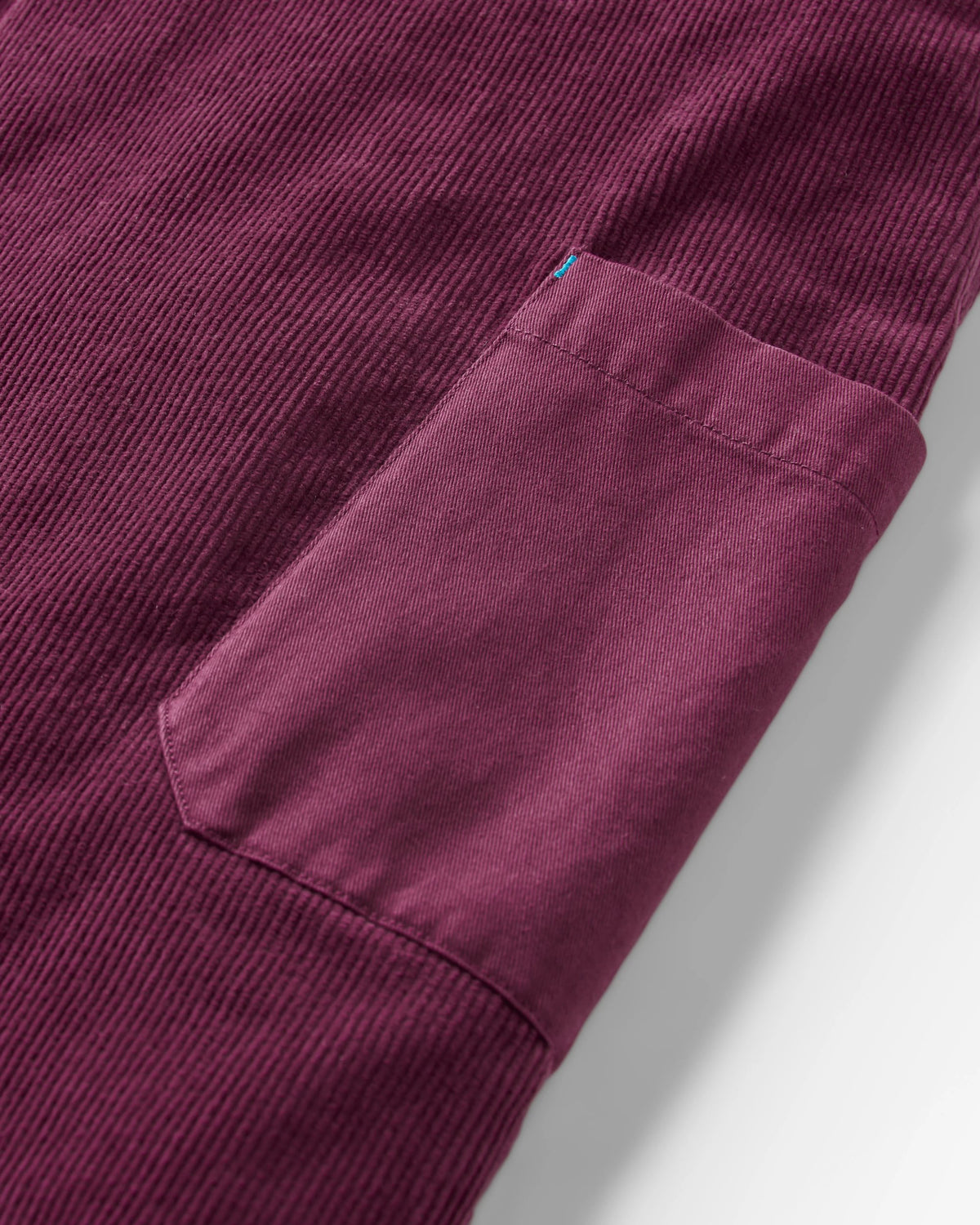 Refuel Cotton Cord Dungarees - Fig - Flatlay