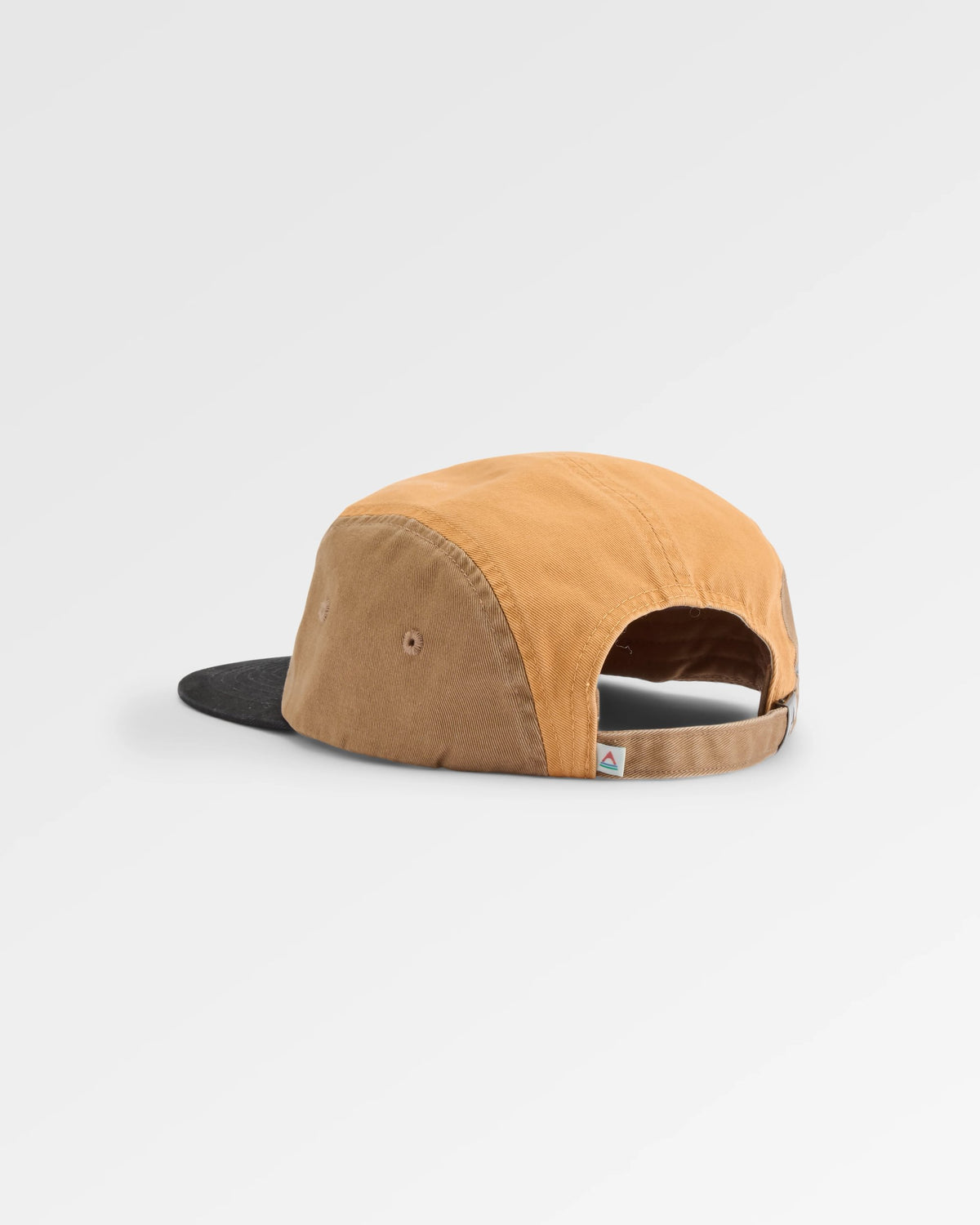 Fixie 5 Panel Cap - Spruce Yellow/Toffee - Flatlay