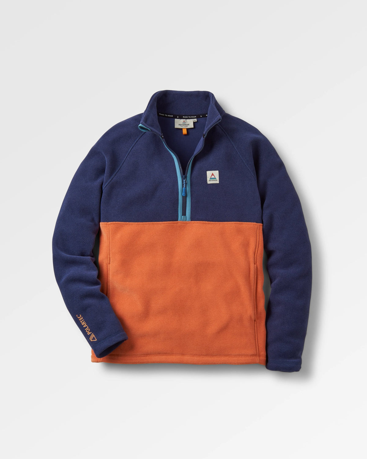 Men's Highland Polartec® Fleece - Rich Navy - Flatlay
