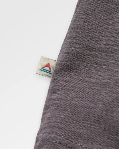 Women's Explore T-Shirt - Charcoal - Flatlay