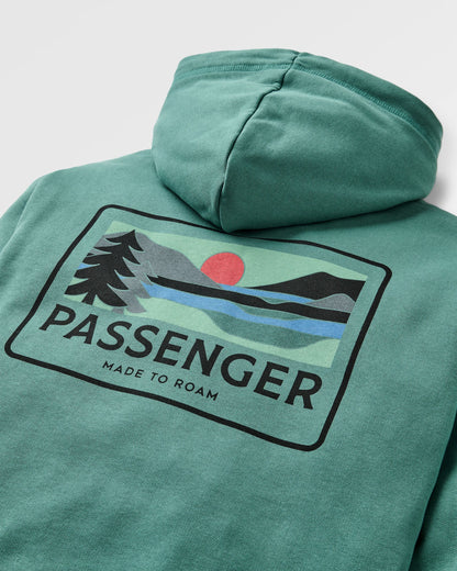 Roamer Hoodie - Deep Ocean - Flatlay