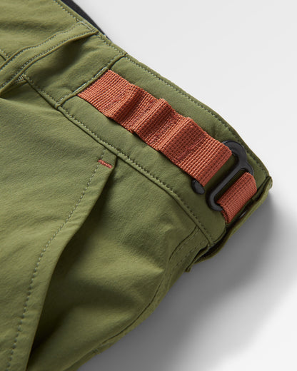 365 Trail Roll Up Short - Khaki - Flatlay