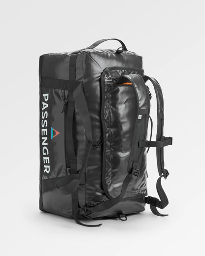 Roamer 60L Duffel Bag - Phantom Black - Flatlay