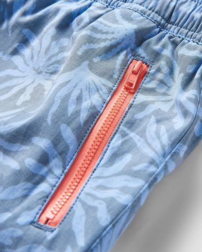 Way Out All Purpose Short - Seaweed Blue Steel - Flatlay