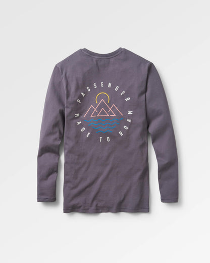 Escapism LS T-Shirt - Faded Black - Flatlay