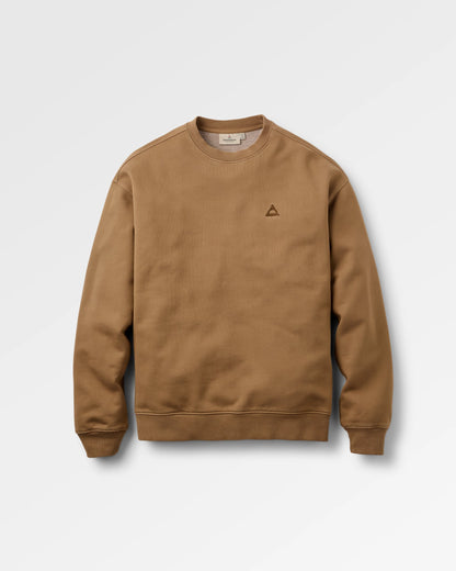 Vita Cotton Relaxed Fit Sweatshirt - Caramel - Flatlay