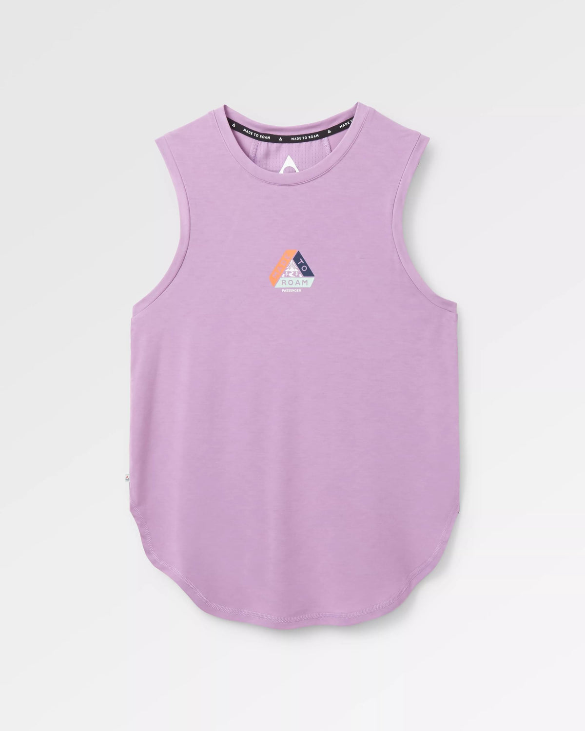 Asana Active Vest - Lilac - Flatlay