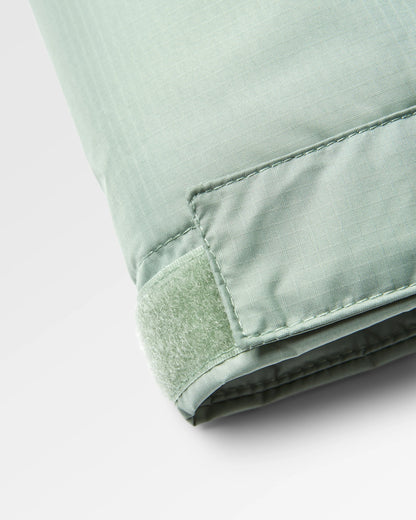 Escapism Sherpa Lined Changing Robe - Pistachio - Flatlay
