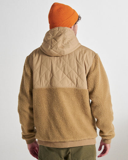 Adventure Deep-Pile Sherpa Fleece - Biscuit - Studio Model