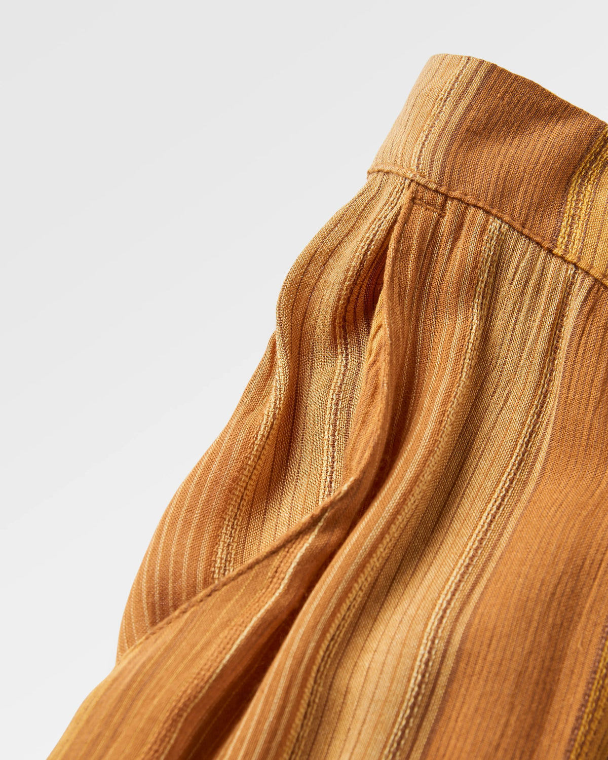 Someday Woven Trouser - Spruce Yellow Stripe - Flatlay