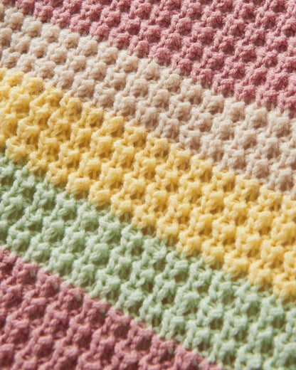 Reflection Stripey Jumper - Pink Haze Multi Stripe - Flatlay
