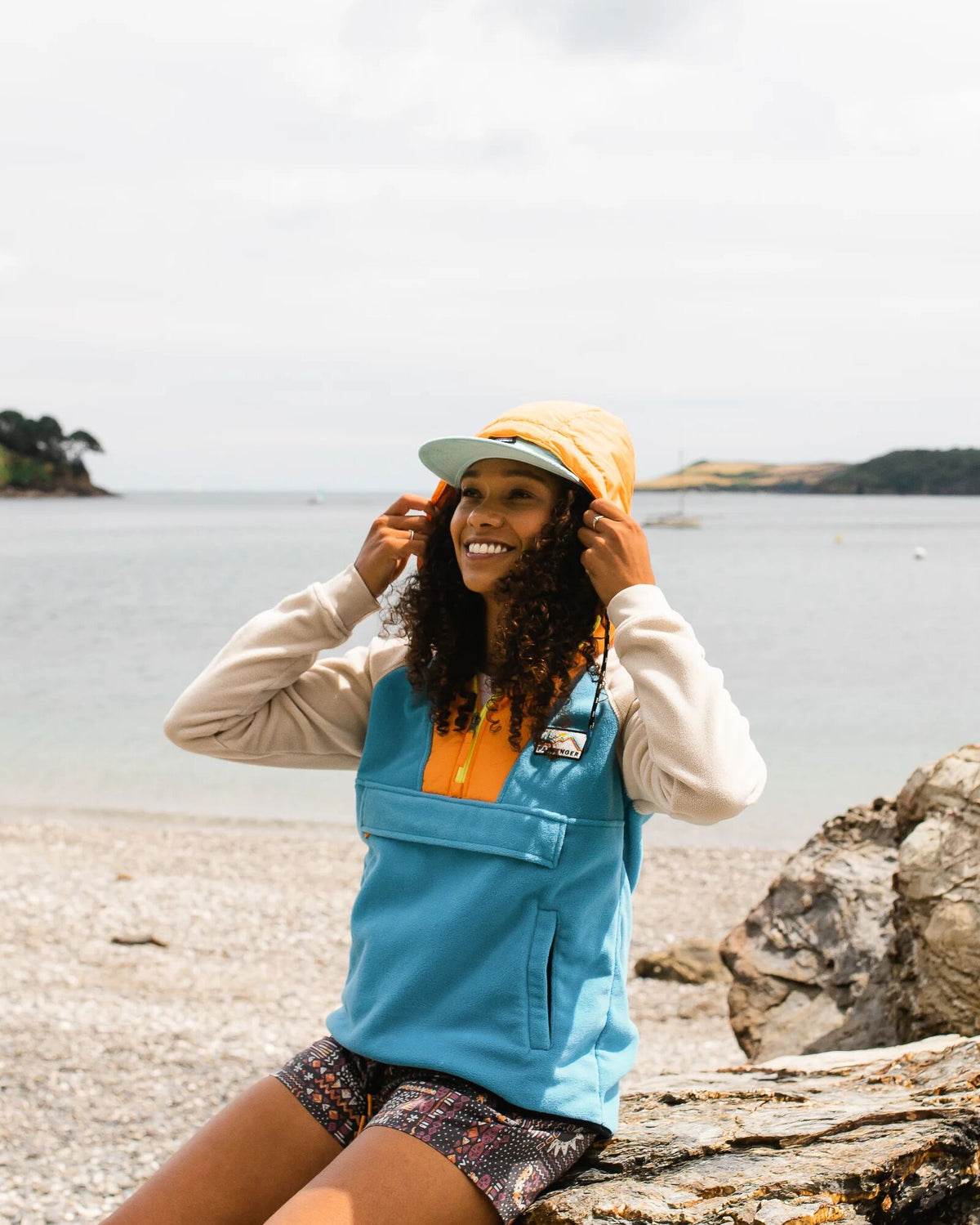 Alexander Polar Hooded Fleece - Blue Pool - Lifestyle