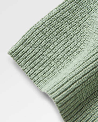 Vintage Knitted Jumper - Pistachio - Flatlay