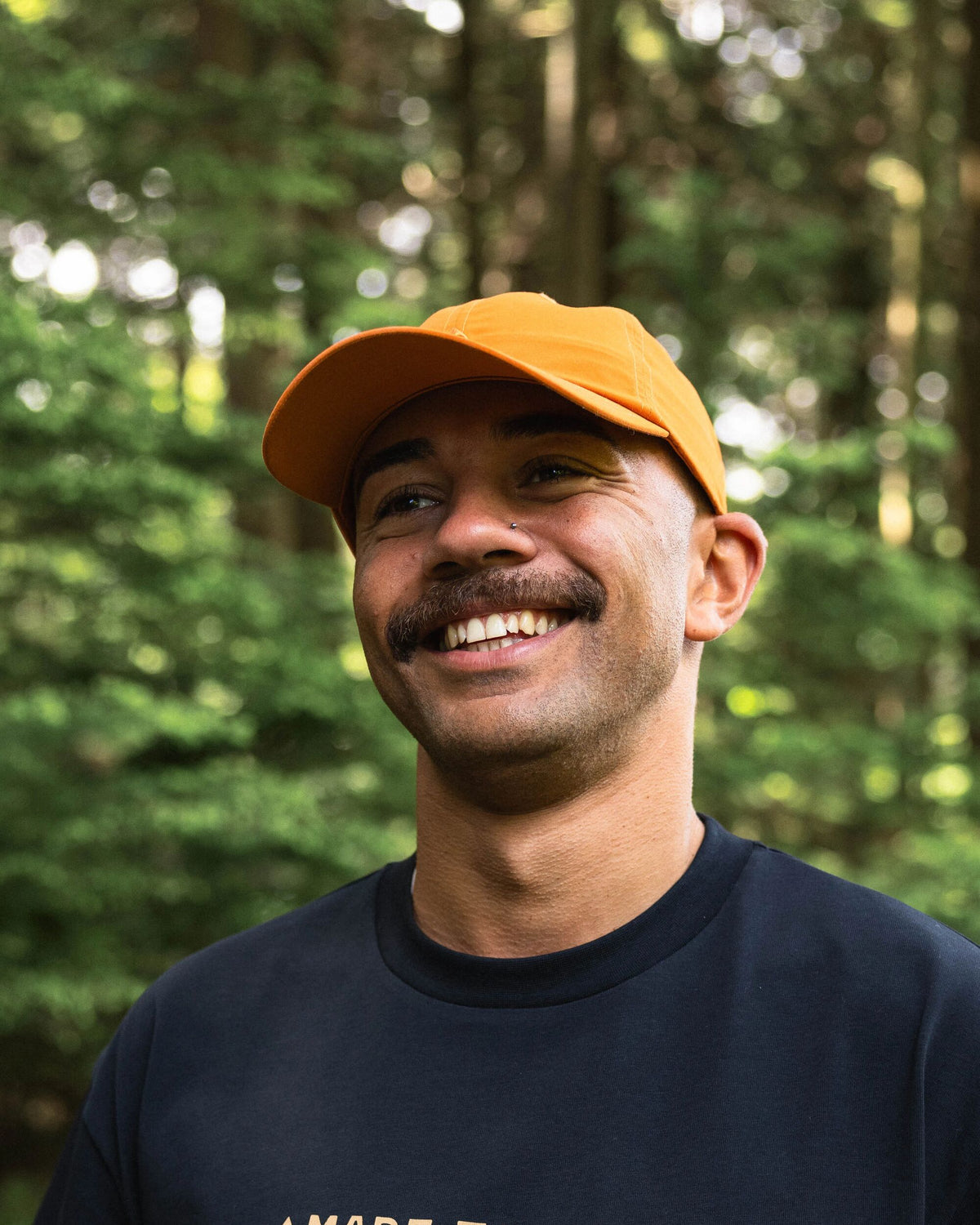 Classic Light 6 Panel Cap - Sunrise Orange - Lifestyle - Male