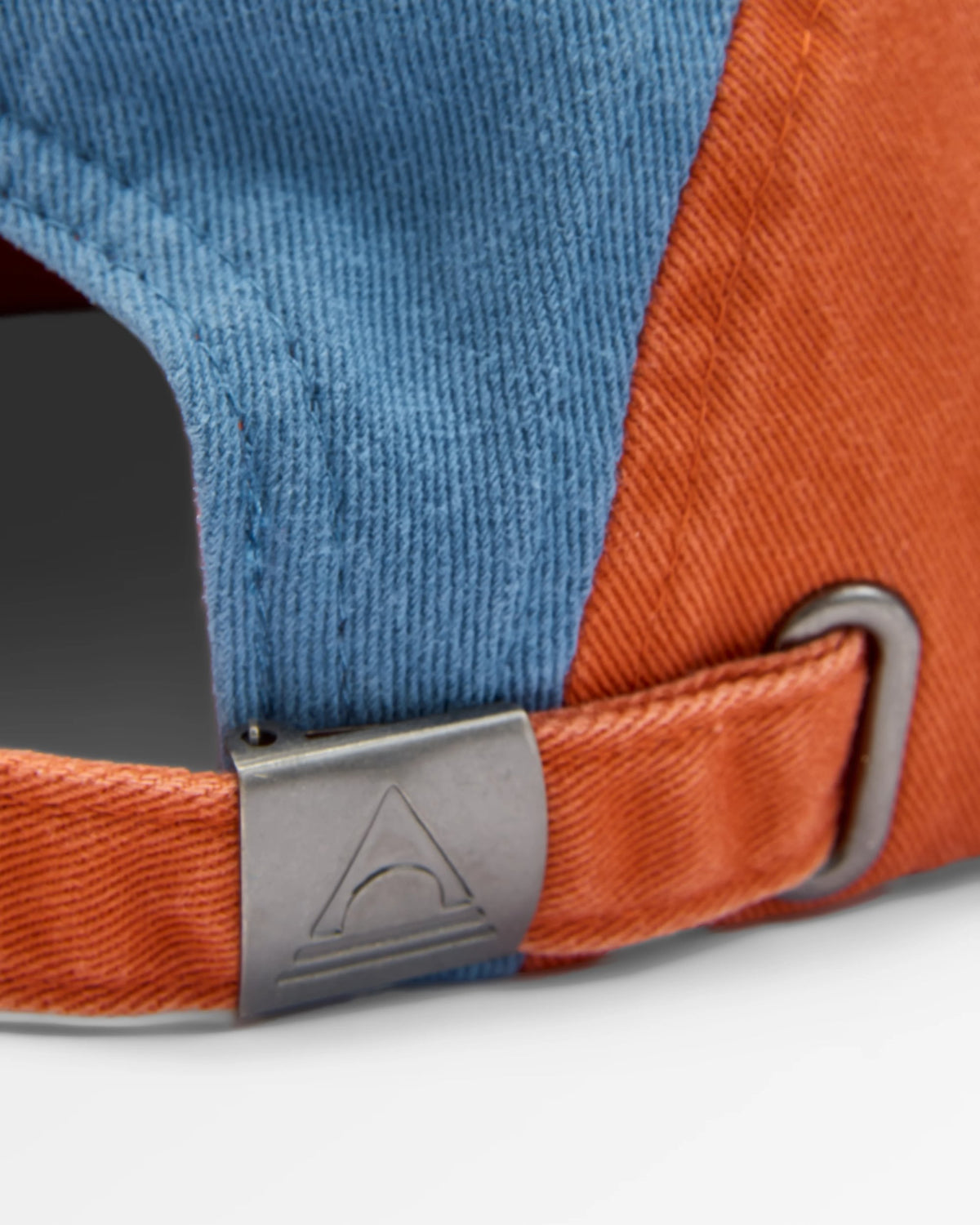 Fixie 5 Panel Cap - Sunrise Orange/ Moonlight Blue Multi - Flatlay