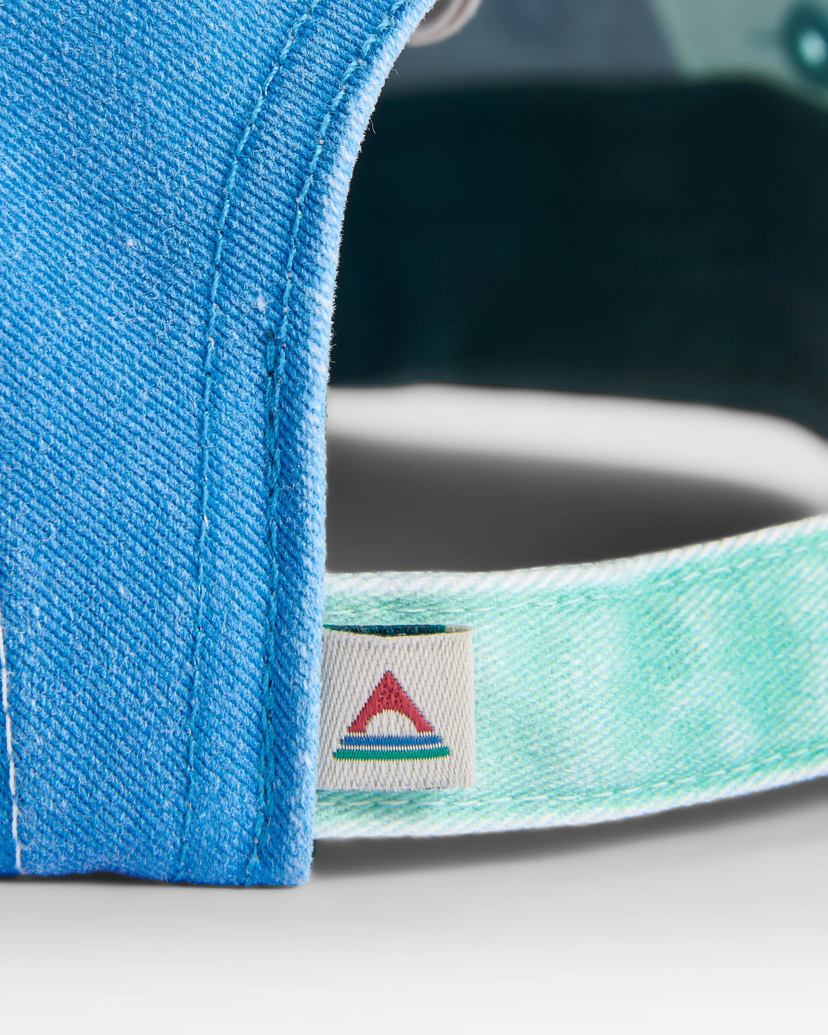 Fixie 5 Panel Cap - Aquamarine - Flatlay