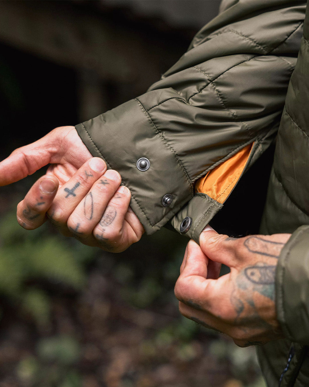 Grain Insulated Overshirt - Khaki - Lifestyle
