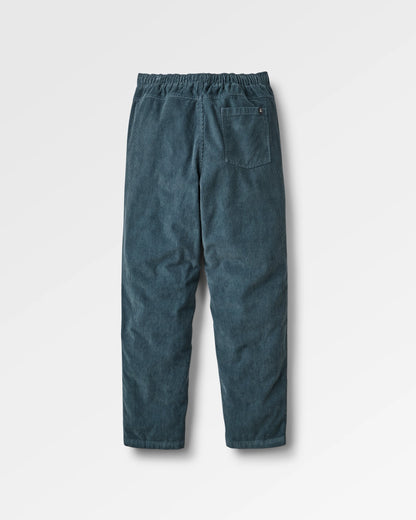 Drifter Cord Relaxed Fit Trouser - Smoke Blue - Flatlay