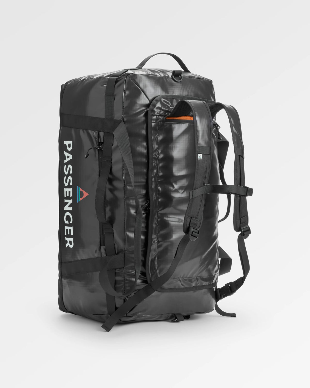 Roamer 80L Duffel Bag - Phantom Black - Flatlay
