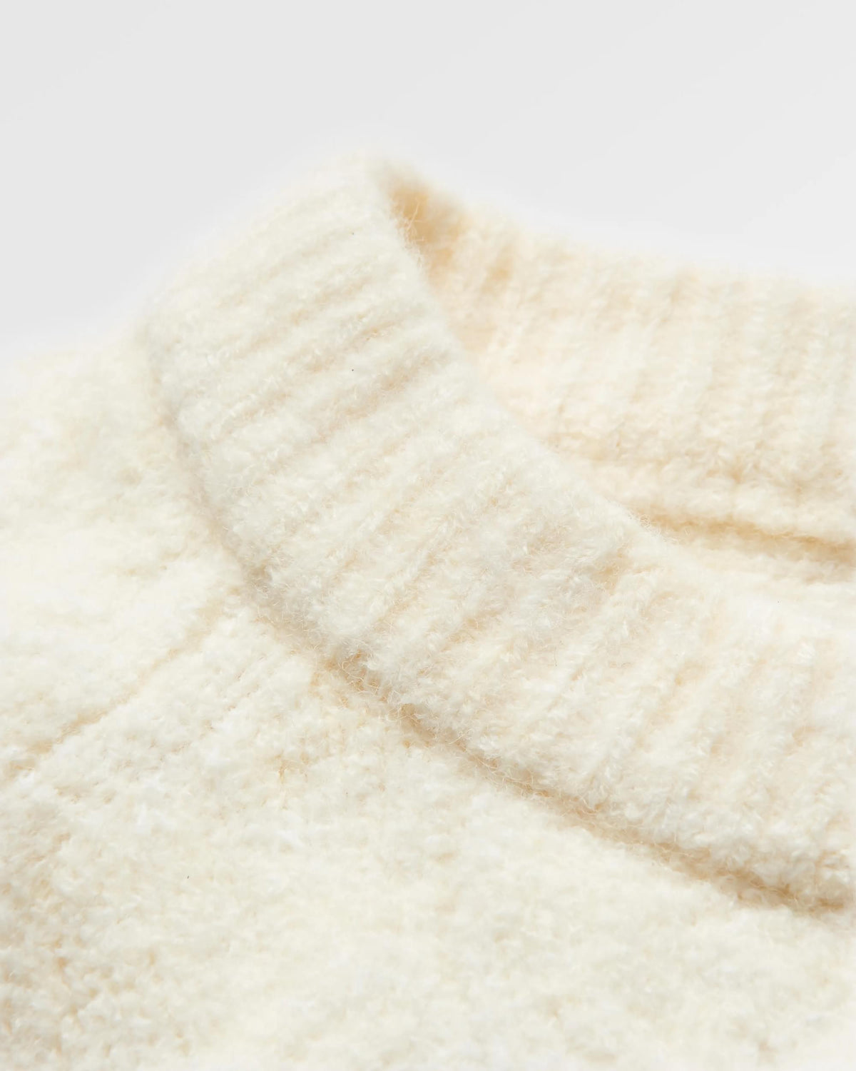 Harvest Knitted Jumper - Marshmallow - Flatlay