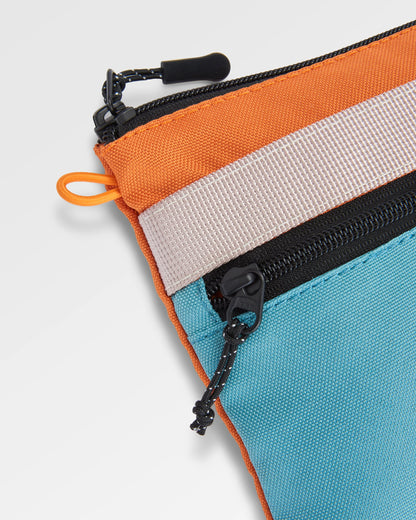 Essentials Pouch - Arctic/Retro Orange - Flatlay