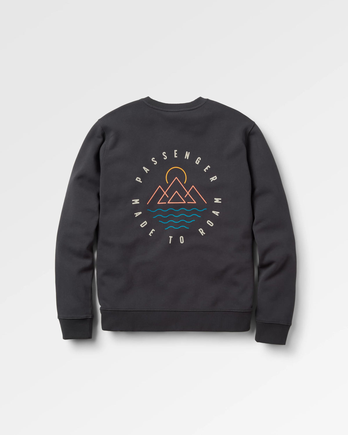 Escapism Regular Fit Sweatshirt - Black - Flatlay